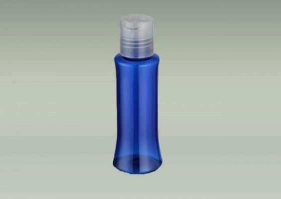 Blue Flaring Airless Cosmetic Packaging 145mm Height Offset Printing