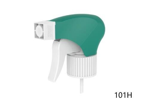 Ribbed Green Plastic Mist Sprayer Chemical Resistance Trigger Spray Pump