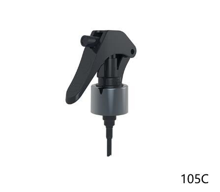 0.20-0.25ml/T Black Plastic Mist Sprayer 24mm Hand Trigger Sprayer