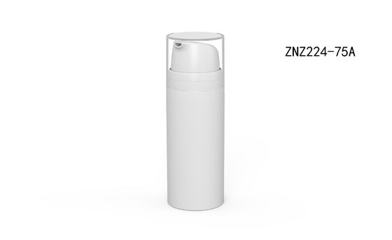 75ml 100ml Airless Pump Bottle Body Lotion Containers With Transparent Cover