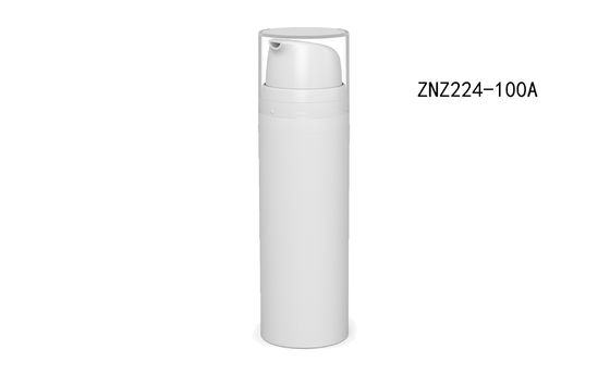 75ml 100ml Airless Pump Bottle Body Lotion Containers With Transparent Cover