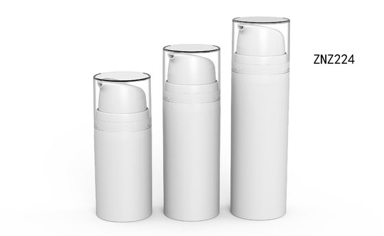 75ml 100ml Airless Pump Bottle Body Lotion Containers With Transparent Cover