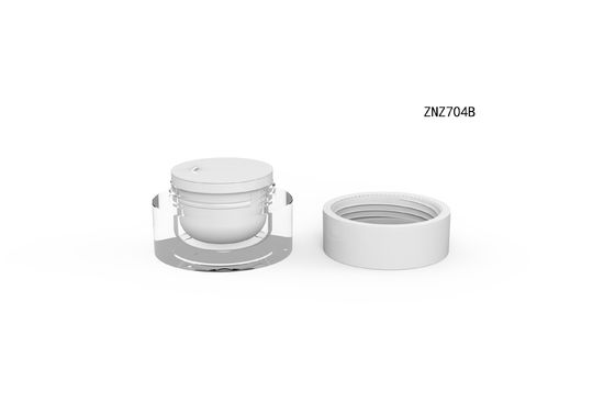 Double Wall Plastic Cream Jars Cosmetic Packaging 15ml 30ml