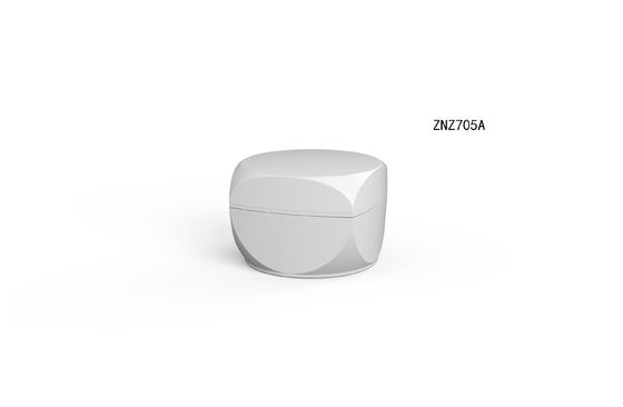 Eco Friendly Frosted Plastic Cosmetic Jars 38.4mm 45.9mm Dia